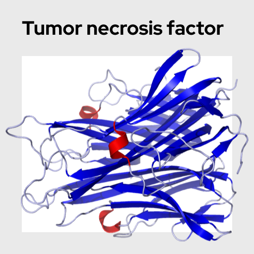 Tumor necrosis factor illustration